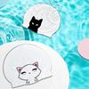 Durable Silicone Swim Cap for Women Waterproof Bathing Hat with Long & Short Hair Compatibility for Diving