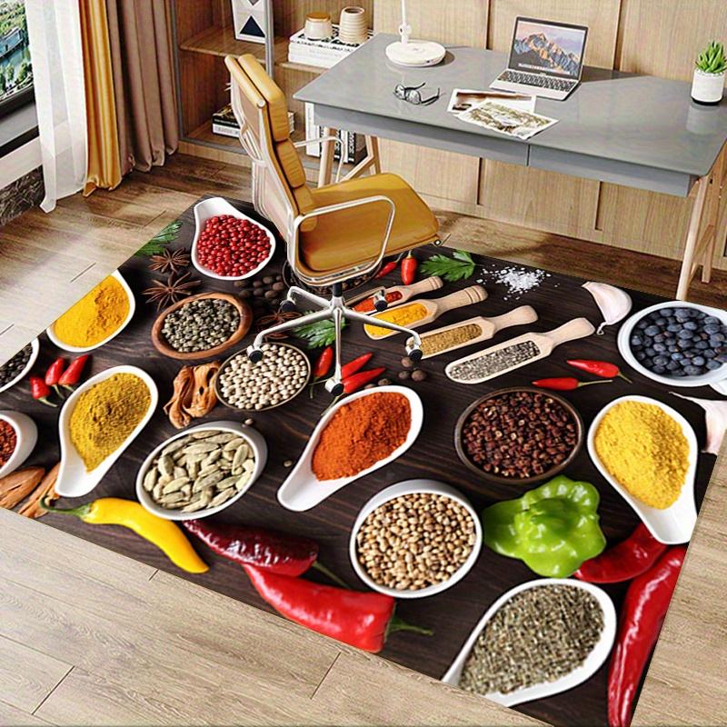 1 Stück. Weicher, bequemer Teppich für Bürostuhl zu Hause, dekorative Fußmatte, Outdoor-Geschenk, rutschfeste Bereichsteppiche, Küche, Esszimmer, Schlafzimmer, Wohnzimmer, Teppich