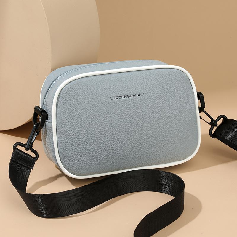 Borsa a tracolla casual da donna, piccola borsa a spalla in morbida pelle PU, mini borsa messenger alla moda per l'uso quotidiano, disponibile in più colori