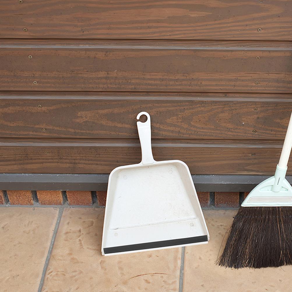 2 szt. Szufelka do okna z gumową listwą Krawędź wiadra na popiół Zbieranie śmieci Wejście Miękki docisk 3 Ściągaczka Plastik