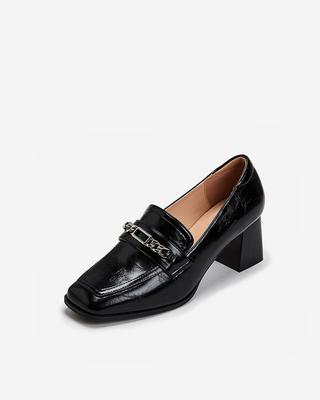 Simplet By ESquire Simple Women S Rouen Chain Loafer heelS Black