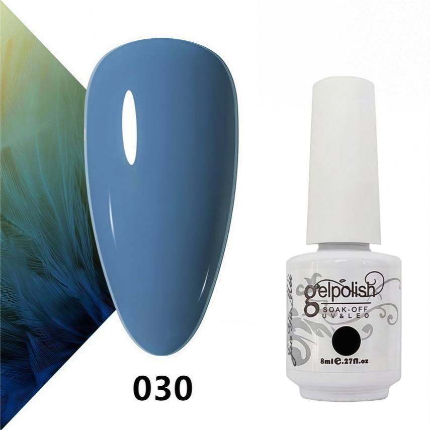 Amber Gel Polish Set: Gel Polish Manicure Kit with Whitening, Base Coat, and Sealer.