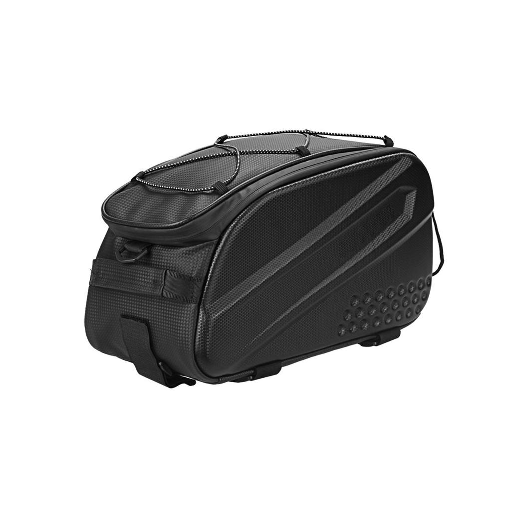 Lixada 10L Sac de Selle Arrière Multifonctionnel pour Vélo Étanche Sacoche de Porte-Bagages pour Vélo Sacoche de Transport Sac à Main