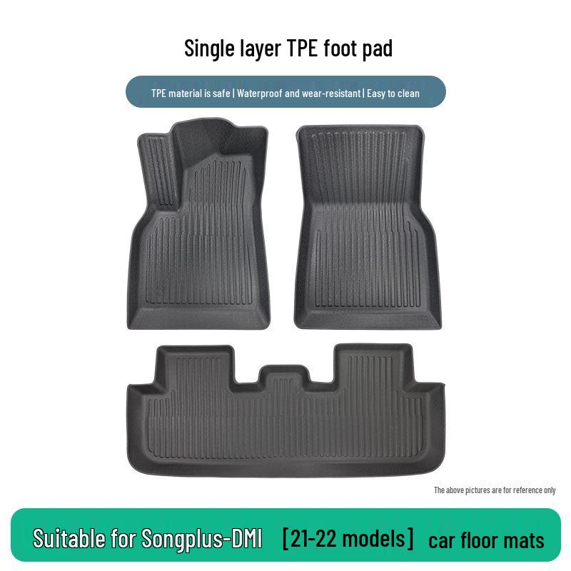 TPE Car Floor Mat Set for 2021-2022 BYD Song Plus DM-i