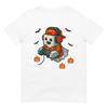 Halloween Ghost Gamer Spooky Pixelated Ghost with Controller T-Shirt