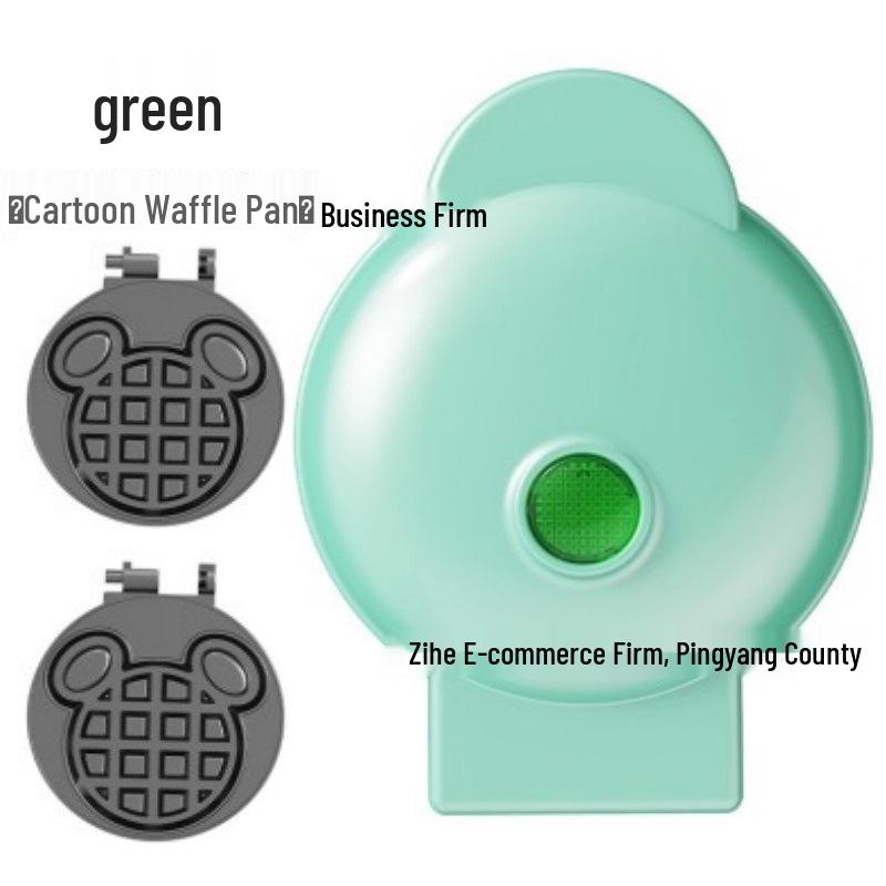 Mini Waffle, Bread, Crepe, and Sandwich Maker - All-in-One Breakfast Machine