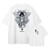 Anime Levi Ackerma T Shirts Oversized Vintage Washed AAttack on TTitan Tshirt Retro Streetwear TTitan AAttack Tshirt Cotton