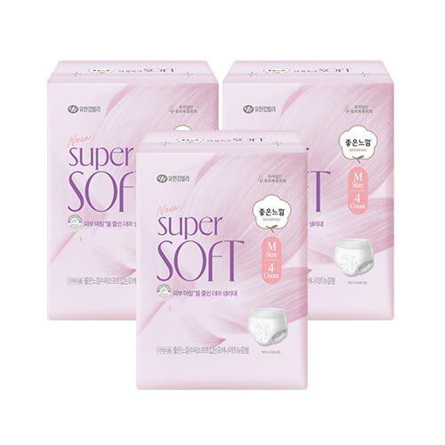 

Хорошее ощущение Супермягкий Ночной Комплект из 3 штук (Выберите 1 из 2 размеров) (Medium / Large) Supersoft Overnight Medium 4Px3