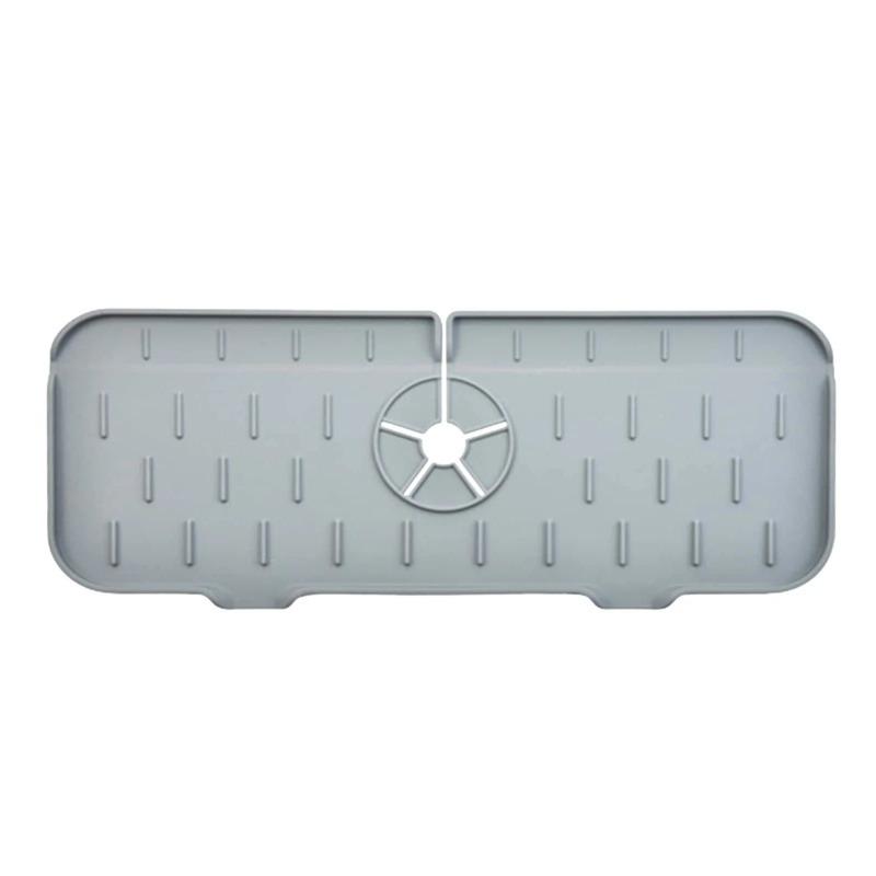 Küchenhelfer Silikon Wasserhahn Saugfähiges Pad Ablage Spüle Spritzschutz Arbeitsplatten Schutzmatte Badezimmer Abtropfmatte Zubehör