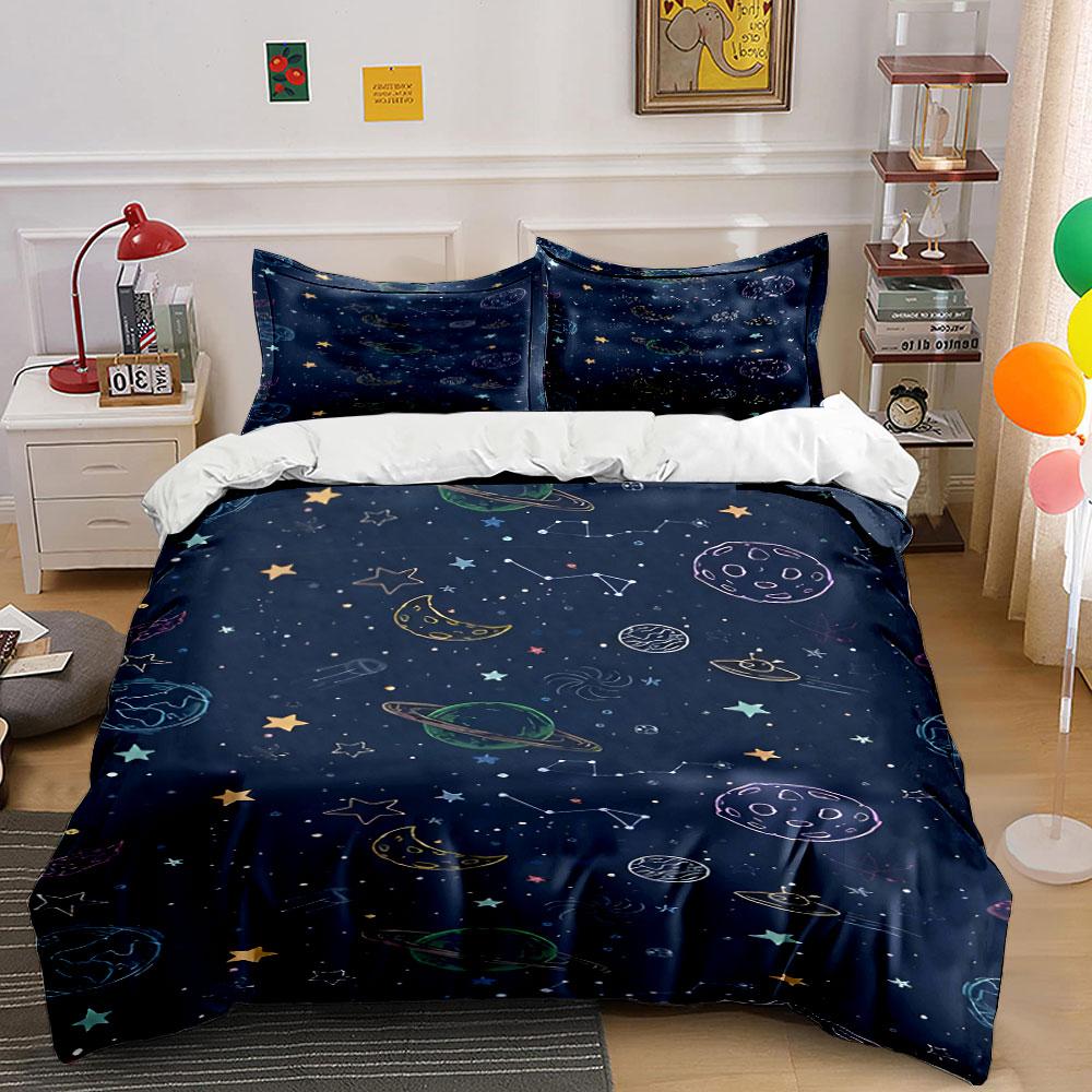 Whirling cosmic dreamscape. Bedding sets Duvet covers Pillowcases(1* Duvet Cover 2* Pillowcases without duvet insert)