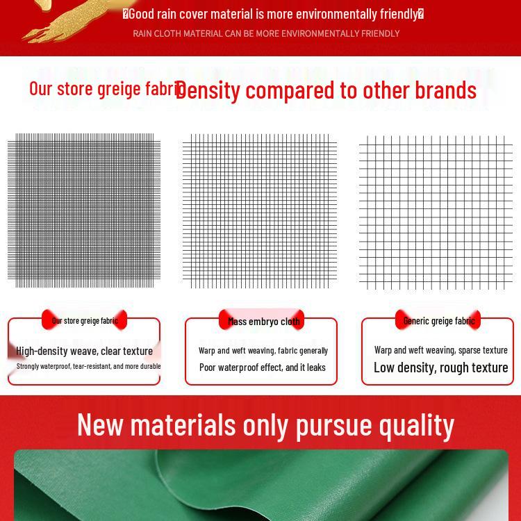 Wasserdichte verdickte Canvas-Plane Zelt: Sonnenschutz & Regenschutz für den Außenbereich.