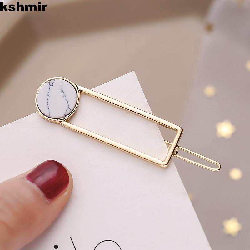 

kshmir 2024 Women s retro geometric rectangular hairpin unique fashion women s round hair accessories jewelry gift