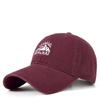 Vintage Embroidered Baseball Cap Women'S Autumn Outdoor Fishing Sunscreen Hat Trend Embroidered Soft Top Hat