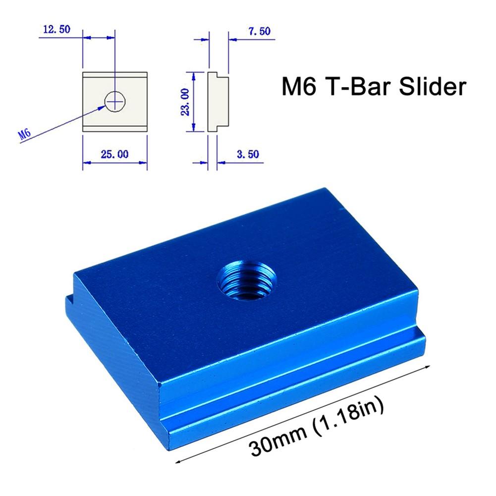 T-track Slider For Woodworking Table Miter Saw Aluminum Alloy