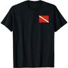 Diver Down Diving Flag T-Shirt