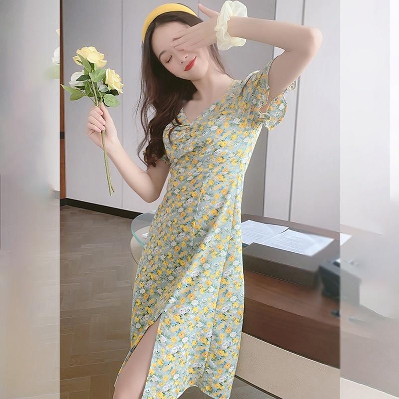chinese dress ladies Korean Dress Flower main image 0