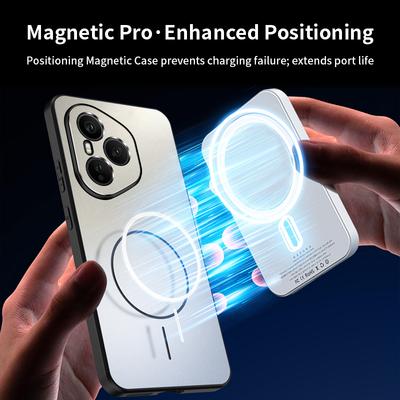 Original Ultra Thin Hard PC For Magsafe Shockproof Phone Case For Huawei Honor 400 Pro Wireless Charging Matte Magnetic Cover