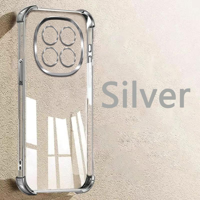 For Xiaomi Redmi Note 14 Pro 14S 13 12 11 11S 10 10S 9 Redmi 14C 13C 12C 10C A5 A3 K80 K70 K60 Poco X7 Pro X6 M6 Transparent Electroplated Phone Case
