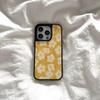 Fresh Art Flower for iPhone17/16Pro Mobile Phone Case 14 Matte PC15 Girl 12 Large Holes 13 Sets