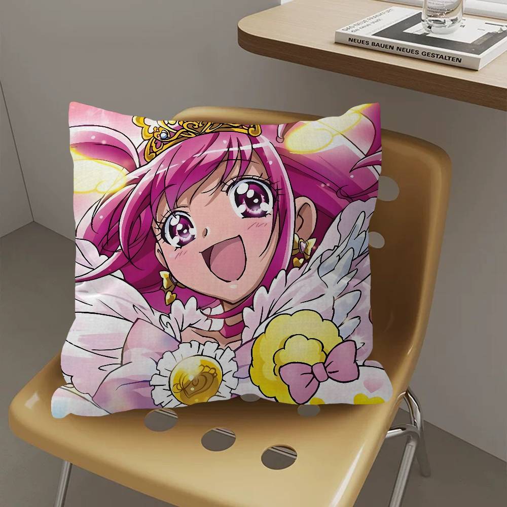 Smile Precure Anime Cushion Cover Decorative Pillow Sofa Home Decor Case Pillow Cases