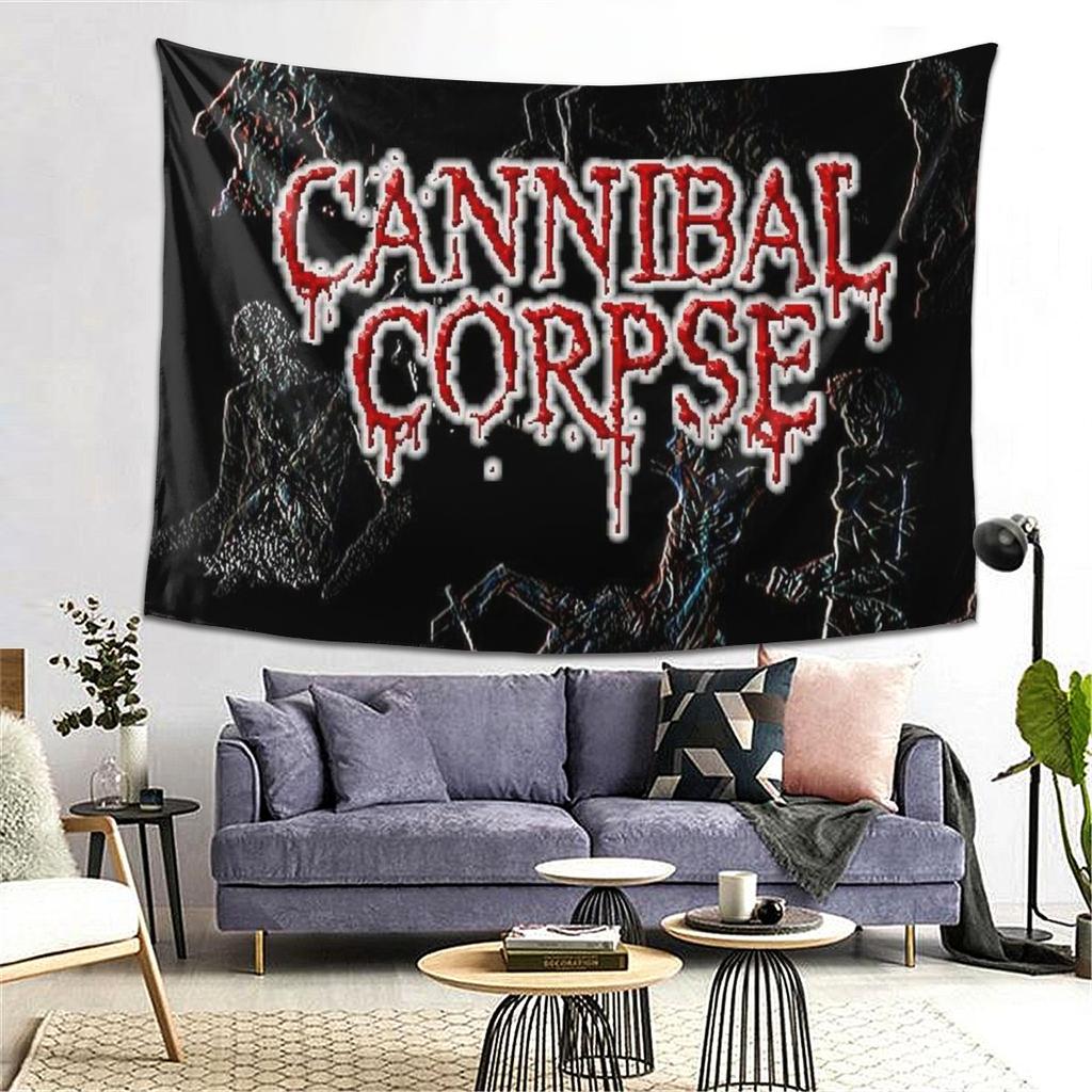 Cannibal Corpse Metal Skateboard Tapestry Decor Art Aesthetic Tapestries for Living Room Bedroom Home Wall Cloth Wall Hanging