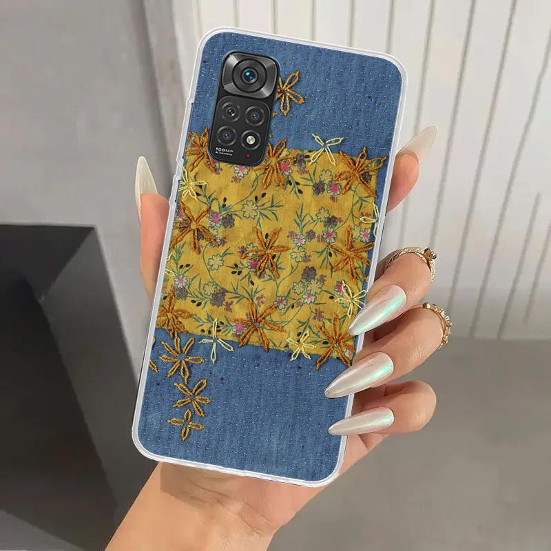 Jeans Cowboy Denim Printed Phone Case for Xiaomi Redmi Note 15 14 14S 13 12S 12 Pro 11S 11 Plus 11T 11E 10S Soft Funda Print She