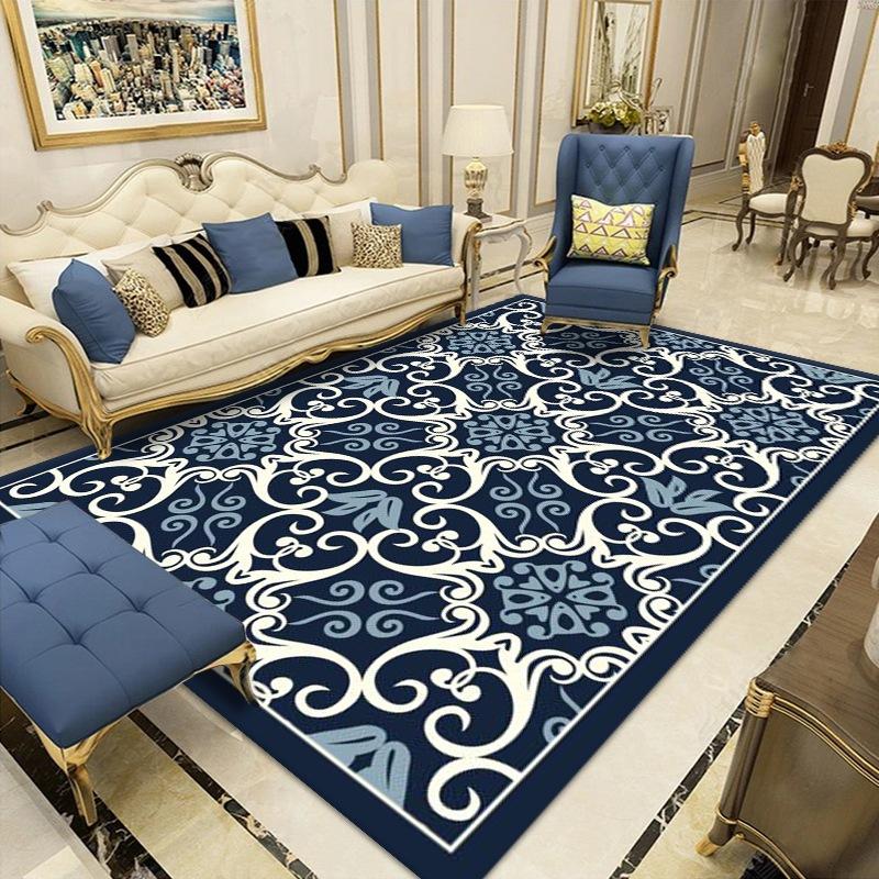 Bohemian Retro Carpet for Living Room Bedroom Mat Non-Slip Area Rug Persian Geometric Carpets Bedside Home Decoration Floor Mat