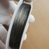 0.3mm Silver Gray Steel Wire Lead for Beading Buddha and Bodhi Beads, Customizable Lengths 10cm-20cm