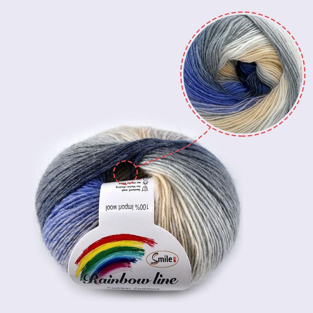 6pcs 300g Amigurumi Wool Yarn Knitting Crochet Yarn Bundle Vibrant DIY Wool Balls for Plush Toys Blankets Premium Craft Yarn Assortment