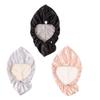 Satin Hair Turban for Women Luxury Silk Like Quick Dry Double Layer High Absorbency Thickened Head Wrap Towel for Hair Care