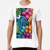 Tropical Waves and Flowers  Colorful Nature S To 5XL Made In the AU/USA T-Shirt