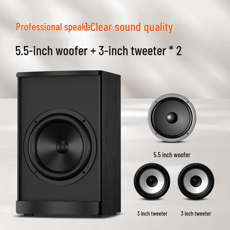 SAST A18 2.1 Bluetooth Desktop Computer Speakers CN Plug (adapter Included)