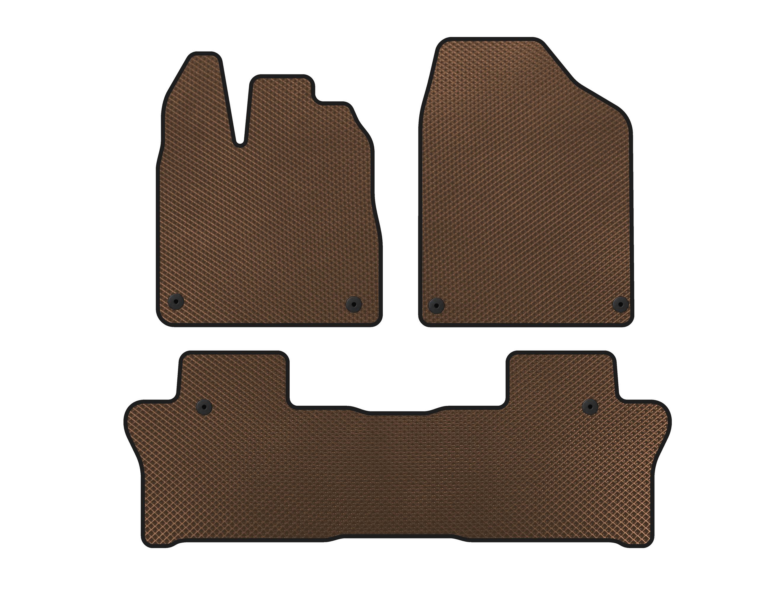 

EVA mats (2 rows, Brown) for Honda Pilot 2015-2022