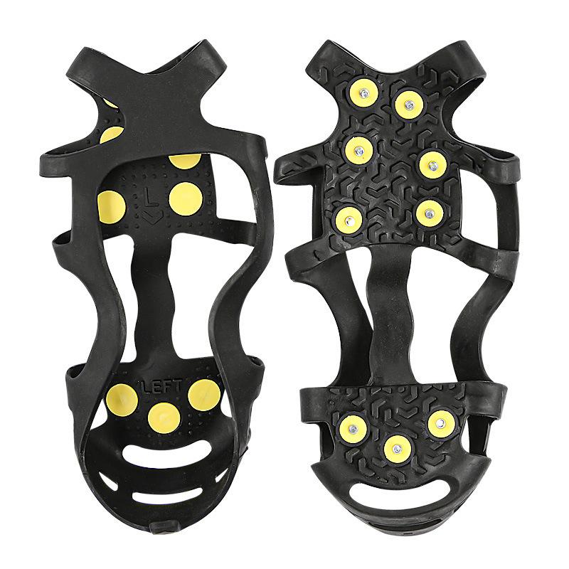 

Nine-tooth Anti-skid Crampons Outdoor Climbing Mud Alloy Anti-skid Gripping Crampons Shoe Cover Anti-drop Foot Cover L