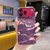 Applicable to iPhone18Pro Max spray pattern half pack magnetic mobile phone case Apple 18Pro water sticker PC protective case
