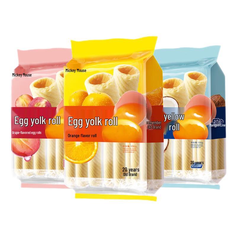 Mi Laotou Egg Yolk Rolls оранжевый