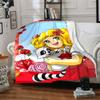 1pc Candy Candy2 Blanket, Gift, for Men and Women, Soft Blanket, Good for Sofa Bed Couch Travel, Lightweight Flannel Blanket