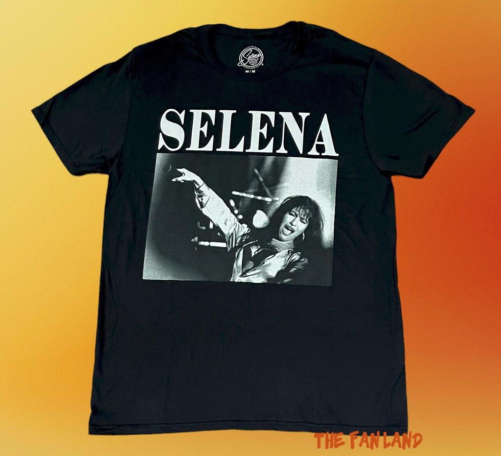Nuova Maglietta Uomo Classica Vintage Retrò Foto Concerto Selena