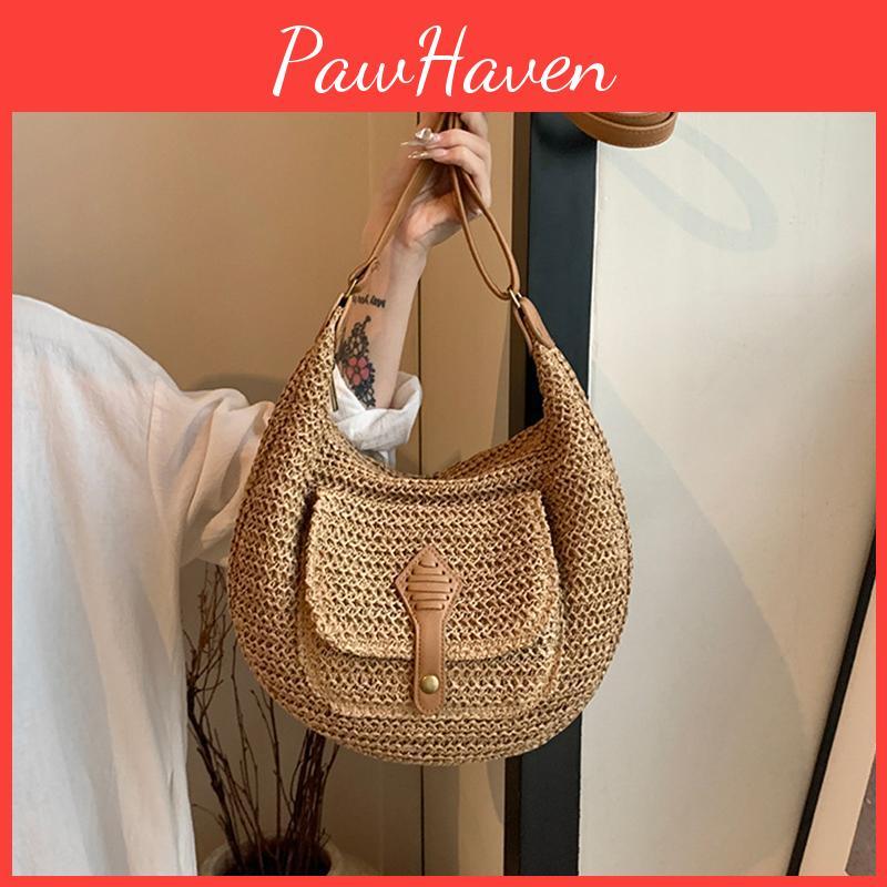 Crossbody Summer Fashion Straw Yogodlns Bag Women Beach Holiday Shopping Woven Shoulder Handbag Messenger Purses Bags
