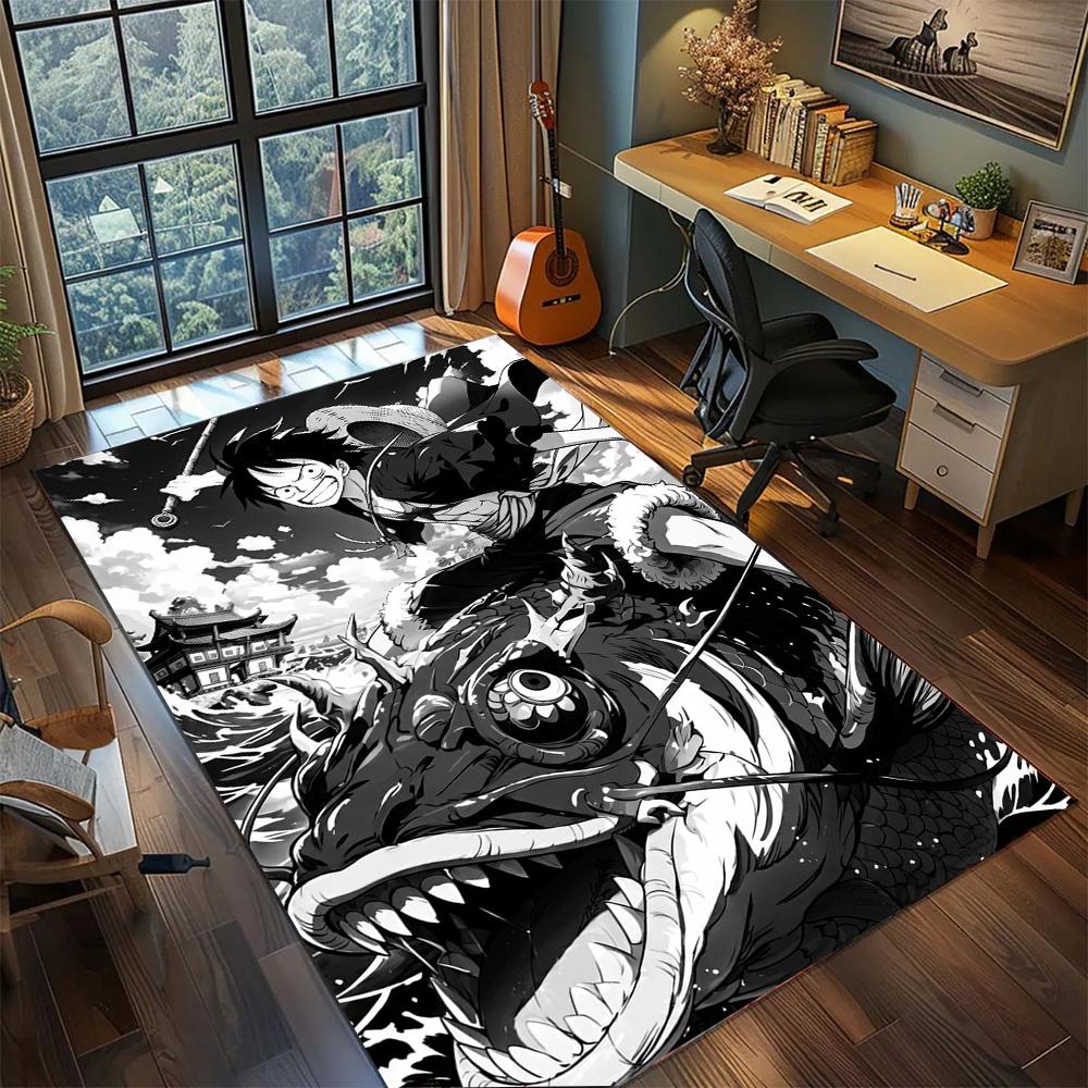 One Piece!Rug Carpet Large Area Rug Non Slip Washable Floor Mat Gamer Room Bedroom Home Decor