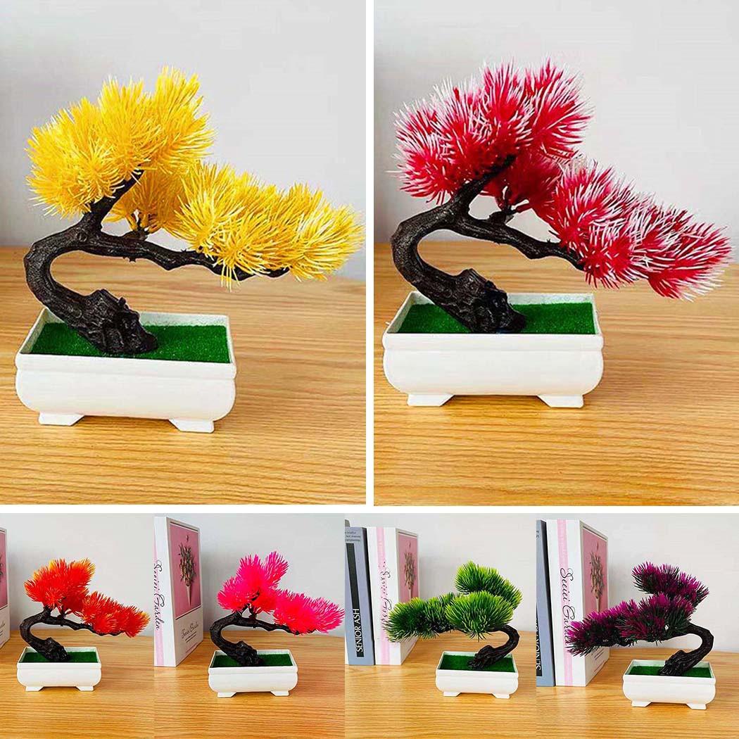 

Искусственные растения бонсай дерево в ретро горшке не нуждаются в уходе или уходе