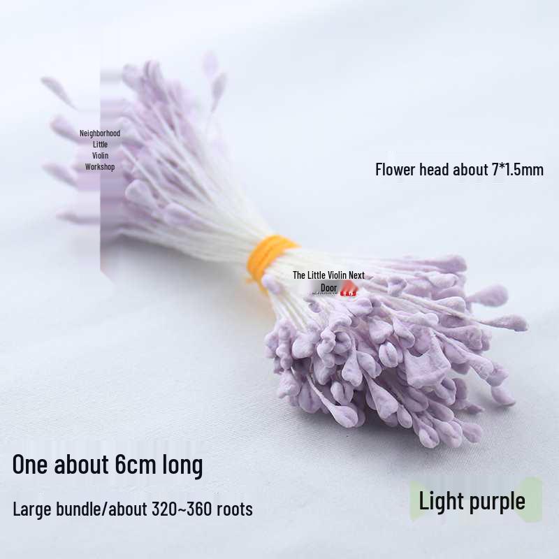 Korean Flat-Head Matte Flower Buds for DIY Hair Accessories