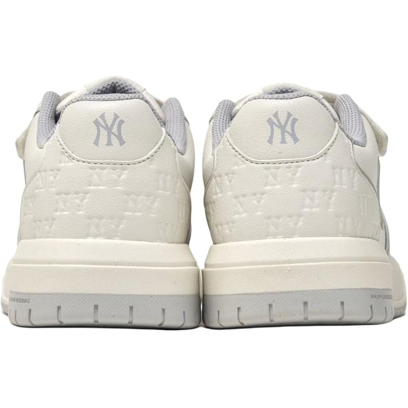 MLB New York Yankees Low top Kids' Skateboarding Shoes Ecru Unisex 7ASXJM06N-50WHS