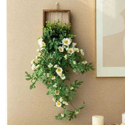 Gänseblümchen Künstliche Blumenranke Wandbehang Dekoration