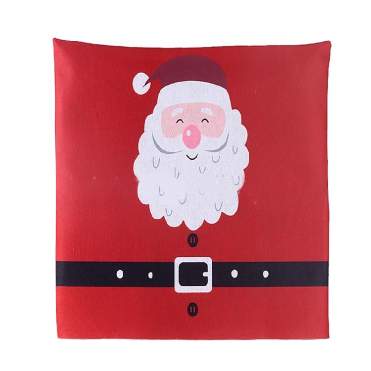 Cute Christmas Chair Back Cover Santa Festive Chair Decor Christmas Slipcovers 1 красный 649₽
