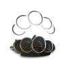 1 Set Matt Chrome Dashboard Dial Gauge Rings Bezel Trim for Porsche 911 996 S Turbo Targa