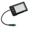 Displej na elektrické kolo 36V 48V LCD GD01 Displej 5kolíkový vodotěsný konektor pro řidítka 22,2 mm