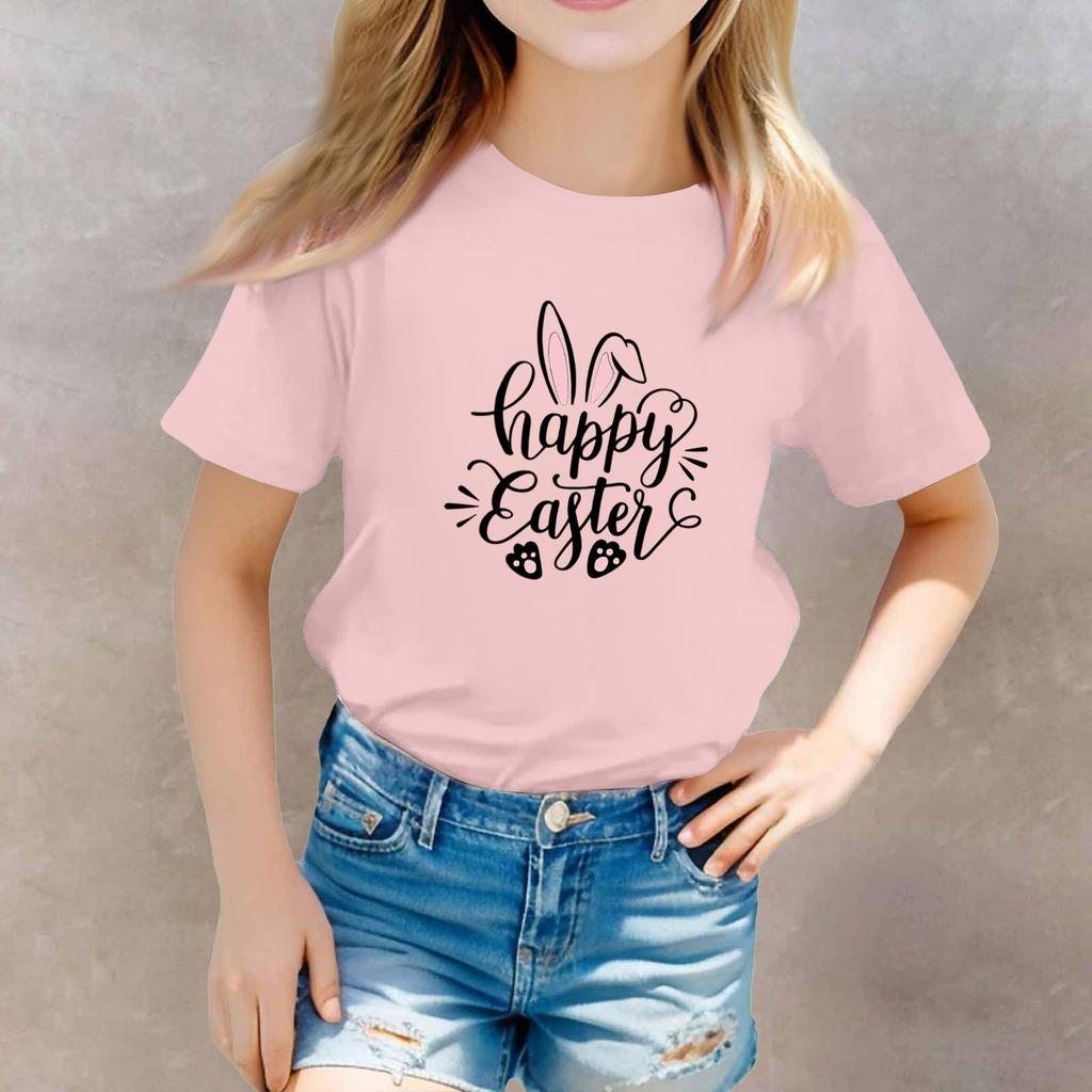 Batolecí dívčí a chlapecká trička, dětský top, chlapecké a dívčí tričko s potiskem a krátkým rukávem, 1-12 let