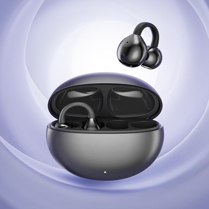 Bluetooth Headset Clip-on Ear Noise Reduction Waterproof High Sound Quality Bone Conduction True Wireless