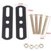 Sturdy 2Sets Flat Support Bracket for Furniture Repair Joint Board Bed Frame Fixing Connector Home Use